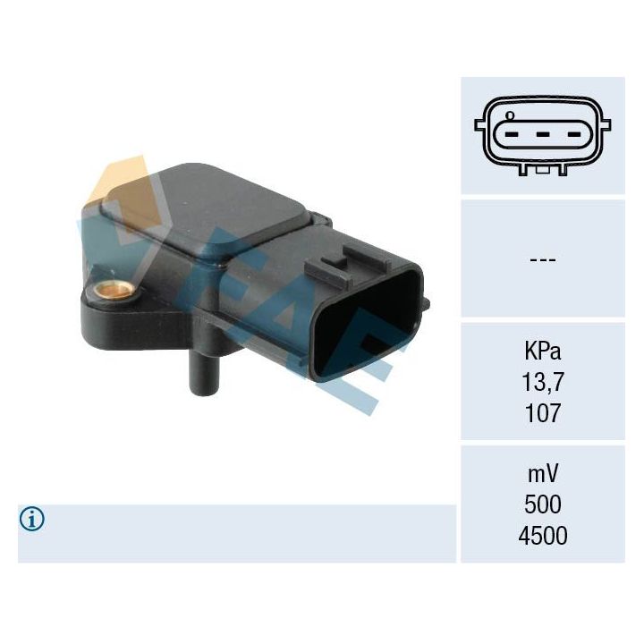 Jutiklis, įsiurbimo kolektoriaus slėgis FAE 15272