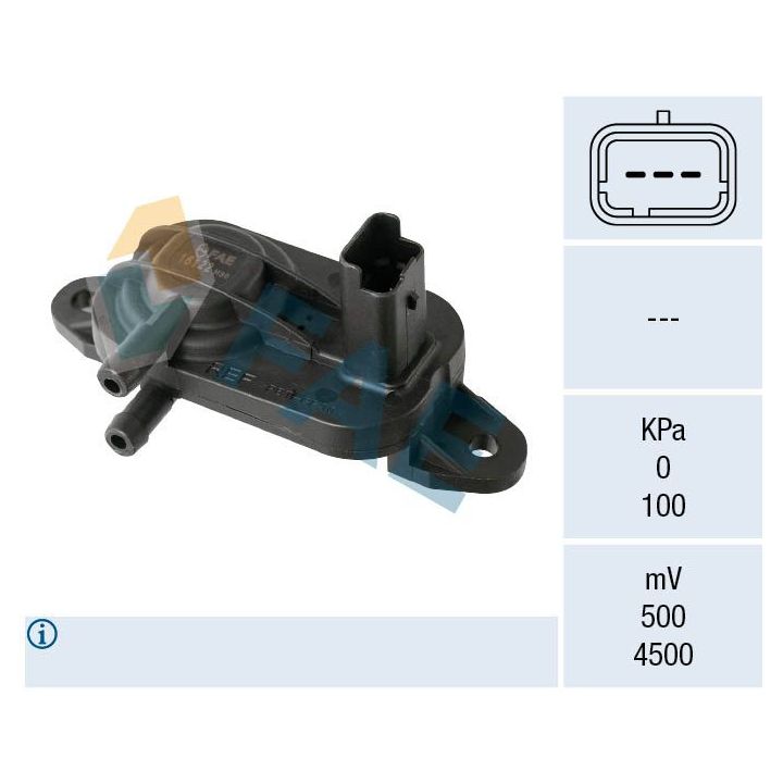 Jutiklis, išmetimo slėgis FAE 16122