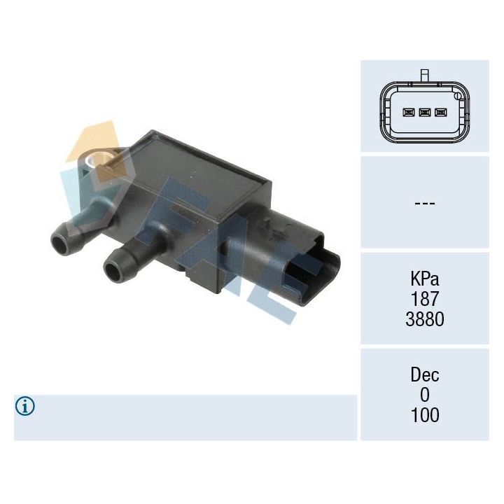 Jutiklis, išmetimo slėgis FAE 16165