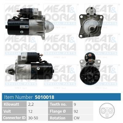 Starteris MEAT & DORIA 5010018