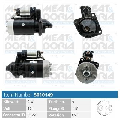 Starteris MEAT & DORIA 5010149