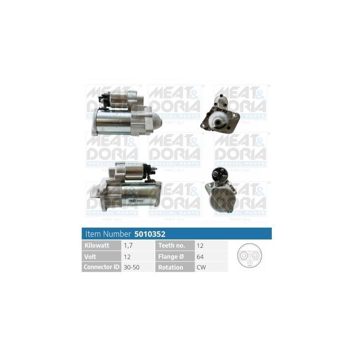 Starteris MEAT & DORIA 5010352