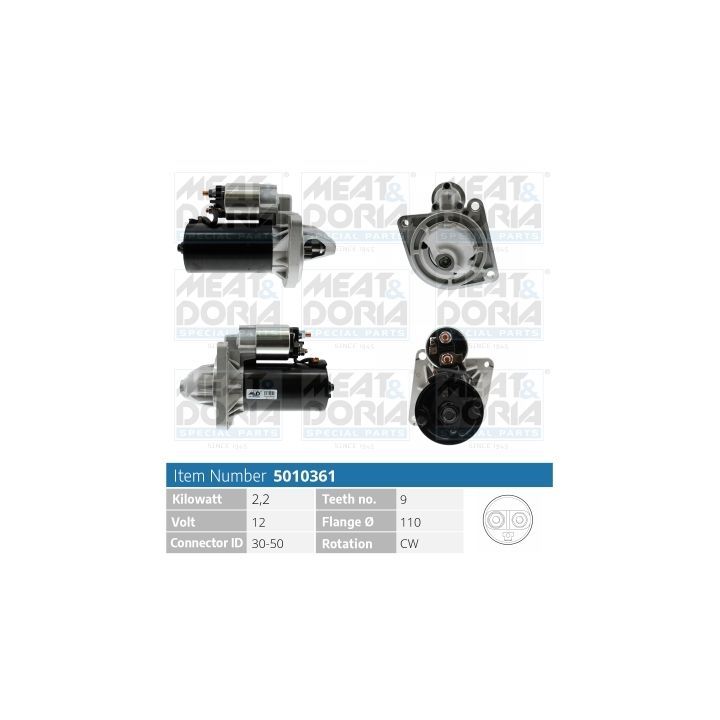 Starteris MEAT & DORIA 5010361