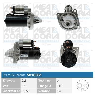 Starteris MEAT & DORIA 5010361