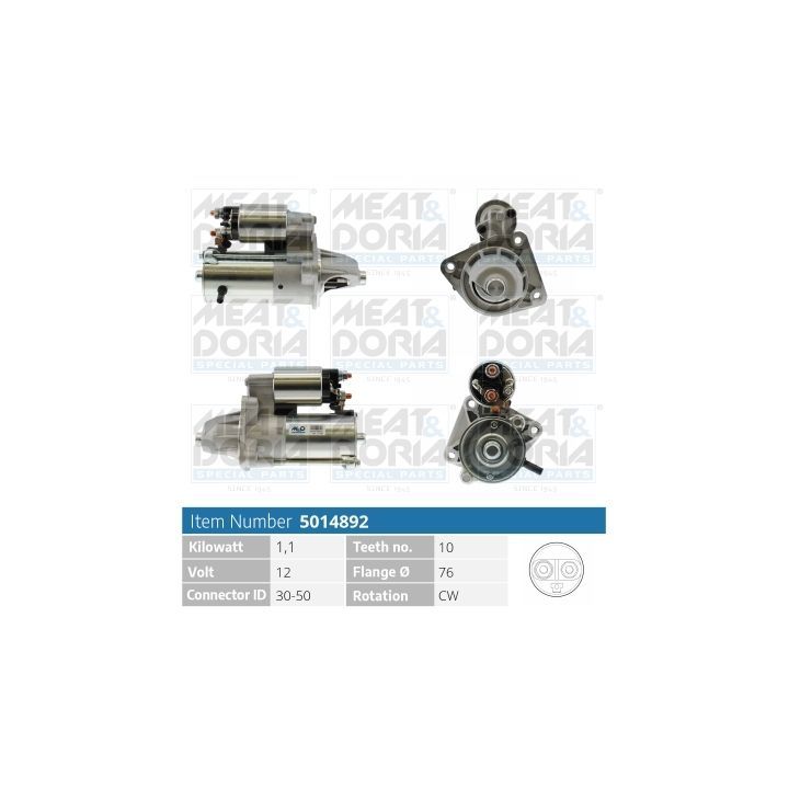 Starteris MEAT & DORIA 5014892
