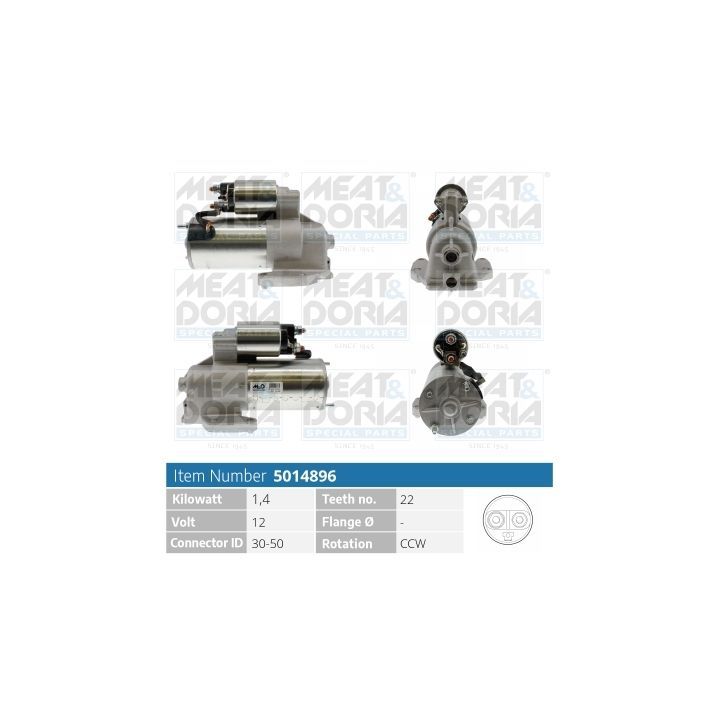 Starteris MEAT & DORIA 5014896