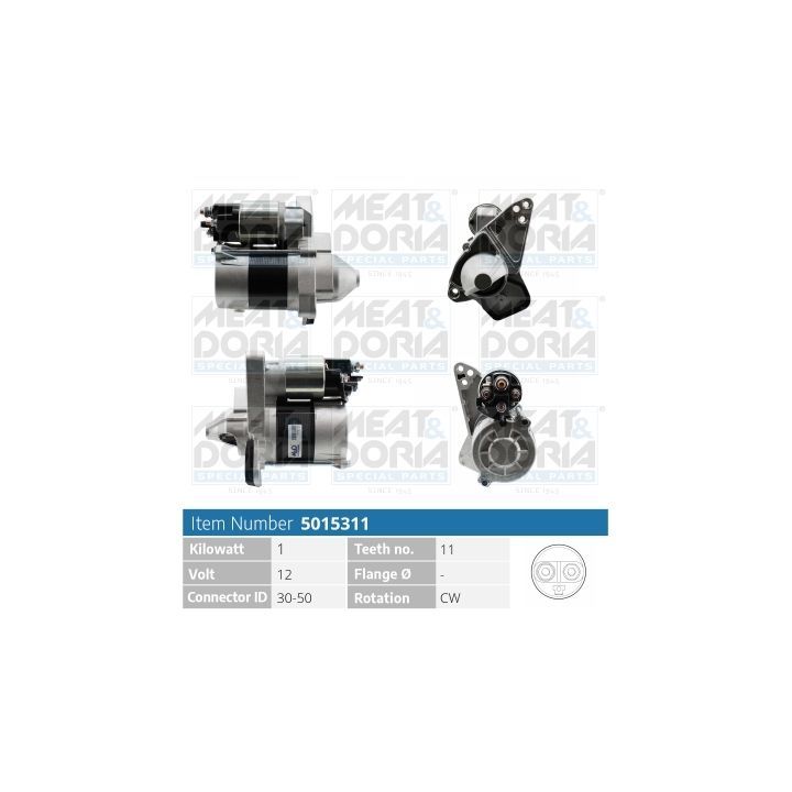 Starteris MEAT & DORIA 5015311
