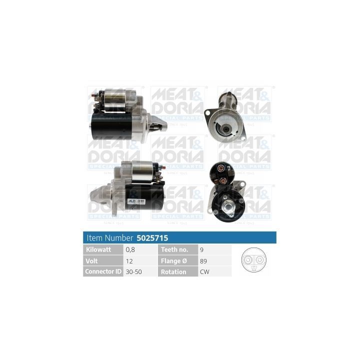 Starteris MEAT & DORIA 5025715