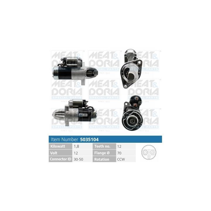 Starteris MEAT & DORIA 5035104