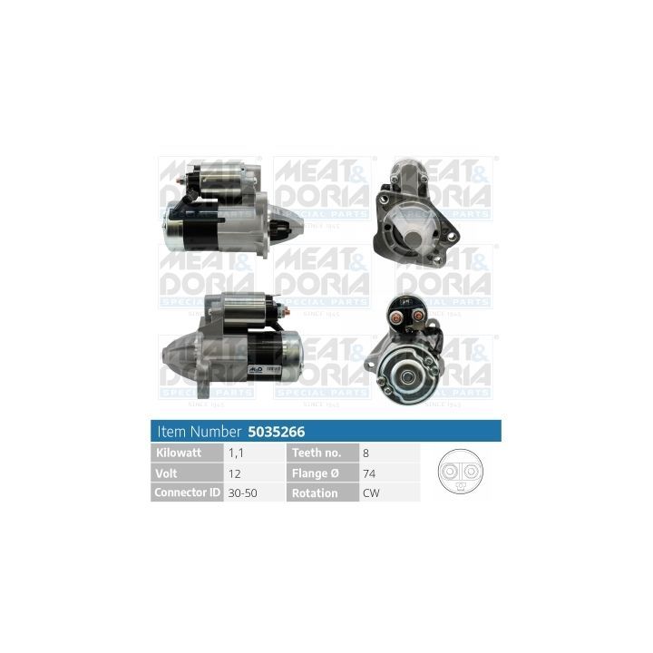 Starteris MEAT & DORIA 5035266