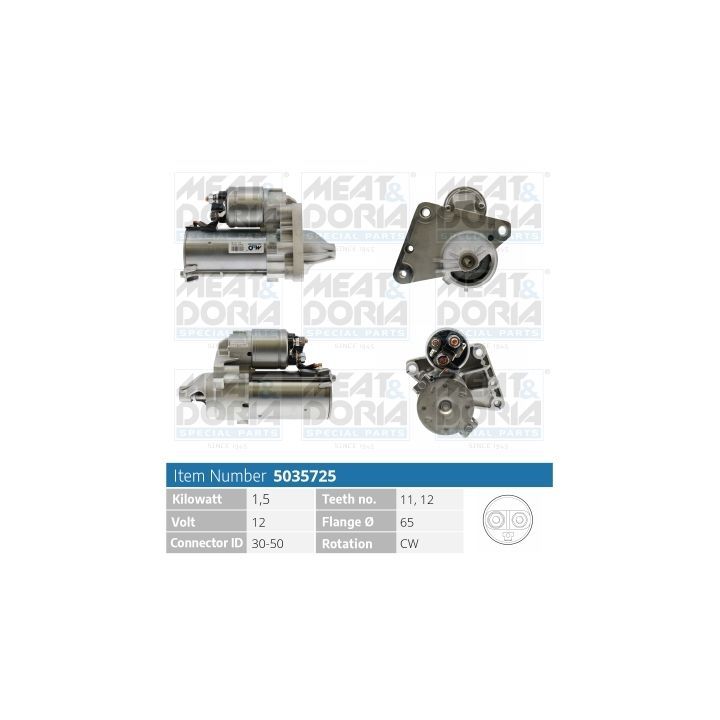 Starteris MEAT & DORIA 5035725