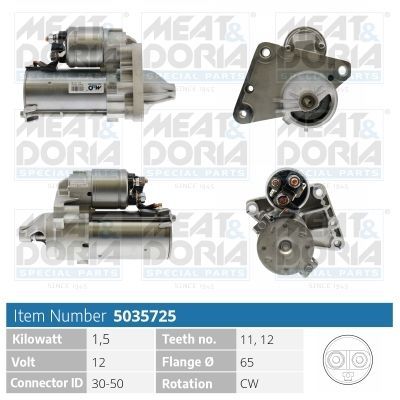 Starteris MEAT & DORIA 5035725