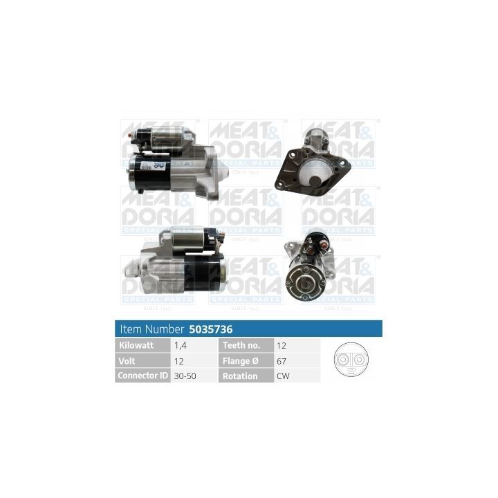Starteris MEAT & DORIA 5035736