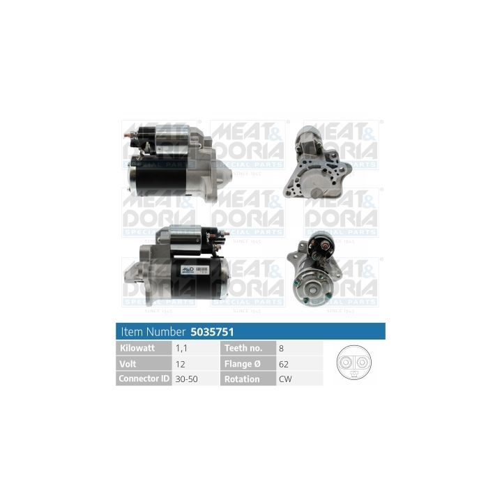 Starteris MEAT & DORIA 5035751