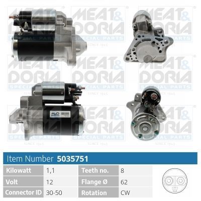 Starteris MEAT & DORIA 5035751