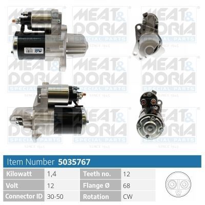 Starteris MEAT & DORIA 5035767