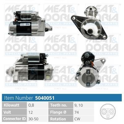 Starteris MEAT & DORIA 5040051