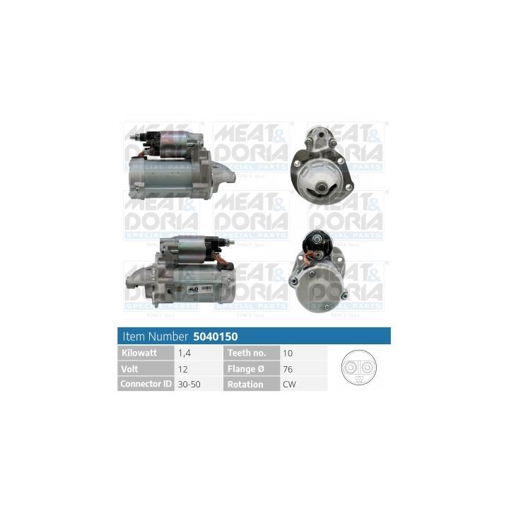 Starteris MEAT & DORIA 5040150