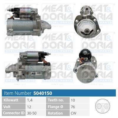 Starteris MEAT & DORIA 5040150
