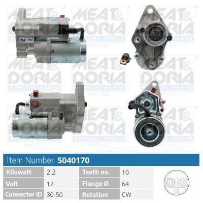 Starteris MEAT & DORIA 5040170