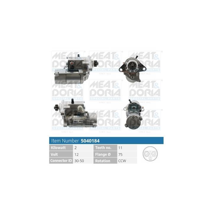 Starteris MEAT & DORIA 5040184