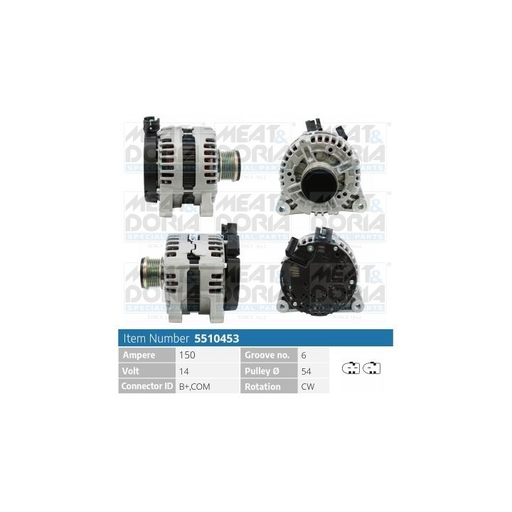 Kintamosios srovės generatorius MEAT & DORIA 5510453