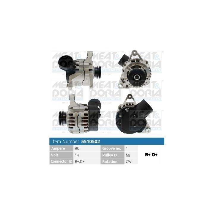 Kintamosios srovės generatorius MEAT & DORIA 5510502