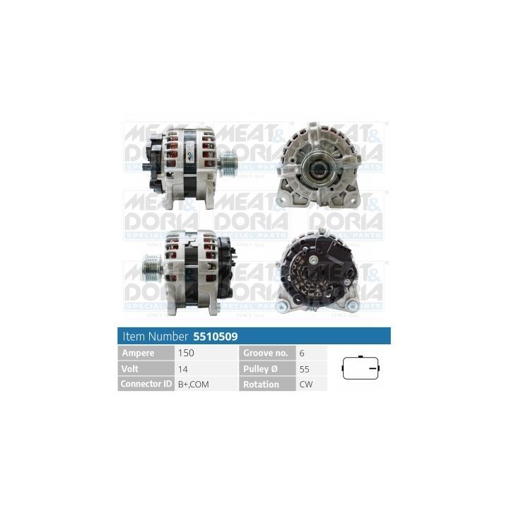 Kintamosios srovės generatorius MEAT & DORIA 5510509