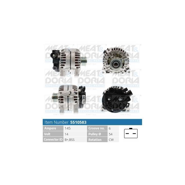 Kintamosios srovės generatorius MEAT & DORIA 5510583