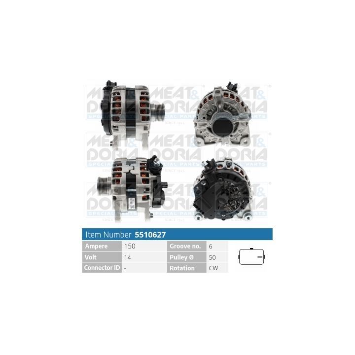 Kintamosios srovės generatorius MEAT & DORIA 5510627
