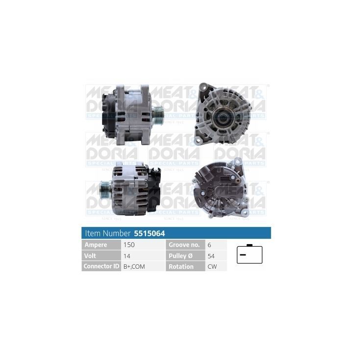 Kintamosios srovės generatorius MEAT & DORIA 5515064