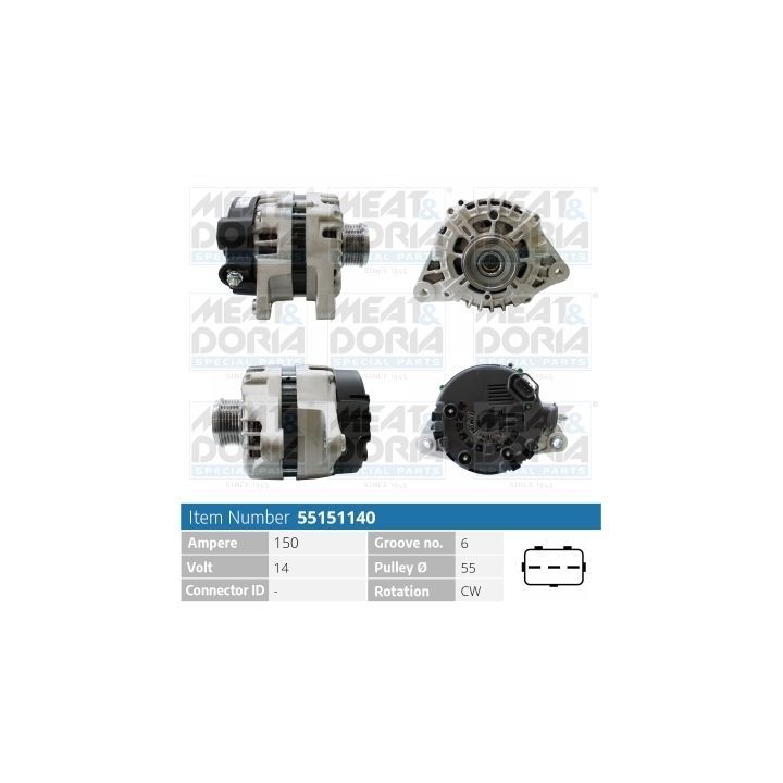 Kintamosios srovės generatorius MEAT & DORIA 55151140