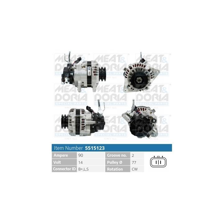 Kintamosios srovės generatorius MEAT & DORIA 5515123