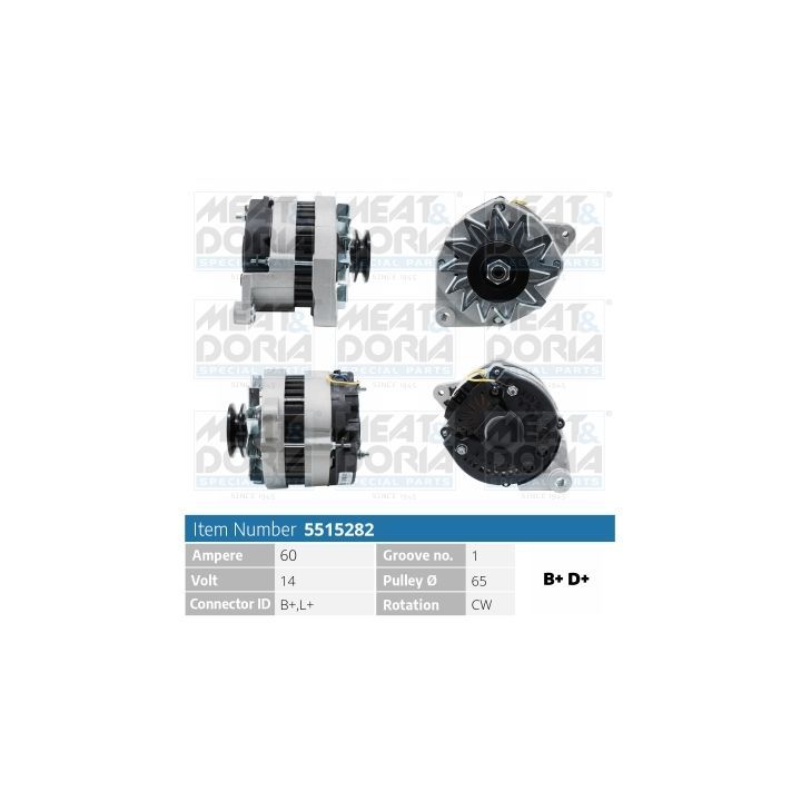 Kintamosios srovės generatorius MEAT & DORIA 5515282