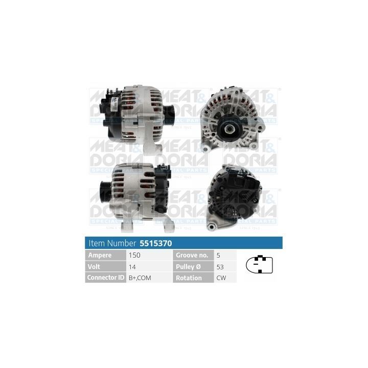 Kintamosios srovės generatorius MEAT & DORIA 5515370