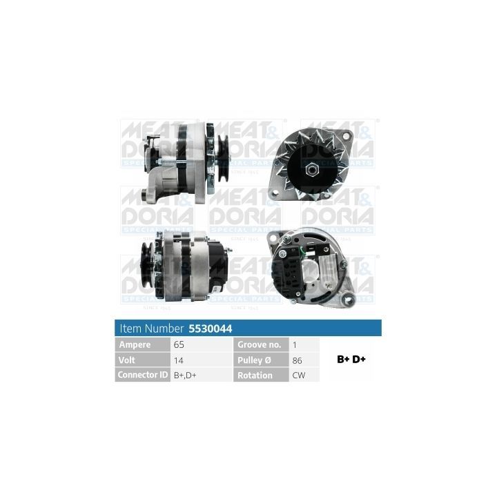 Kintamosios srovės generatorius MEAT & DORIA 5530044