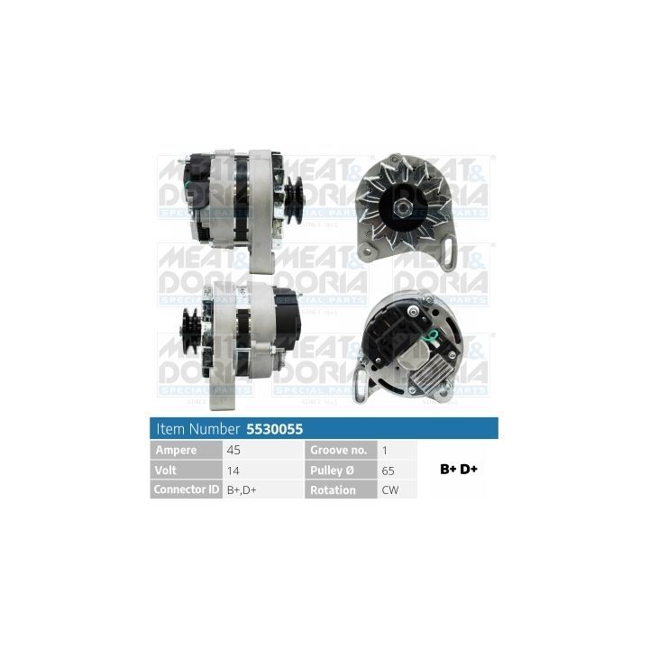 Kintamosios srovės generatorius MEAT & DORIA 5530055