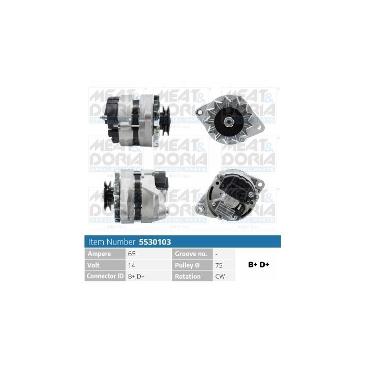 Kintamosios srovės generatorius MEAT & DORIA 5530103