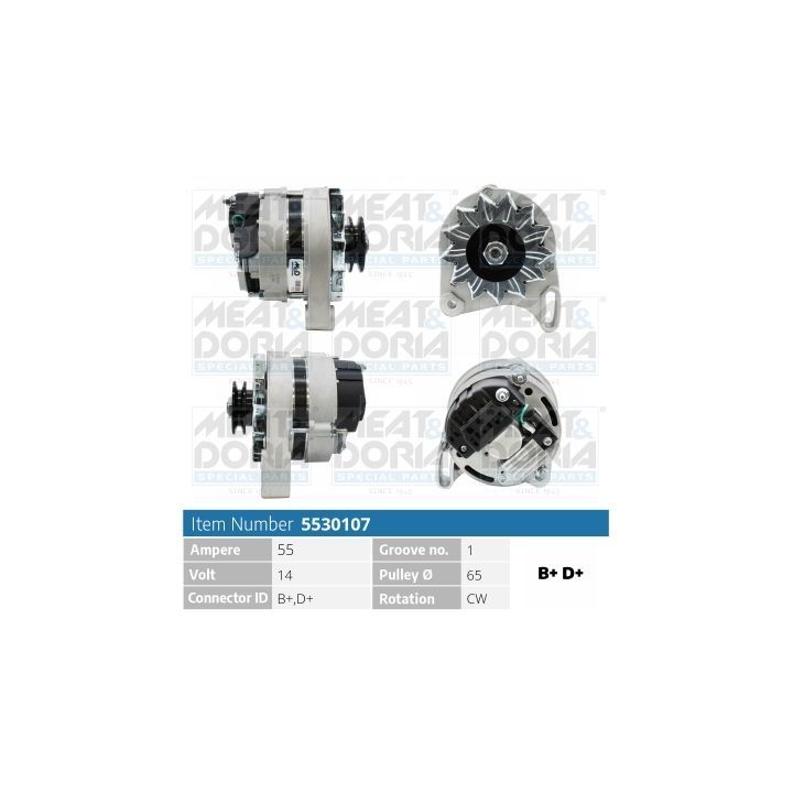 Kintamosios srovės generatorius MEAT & DORIA 5530107
