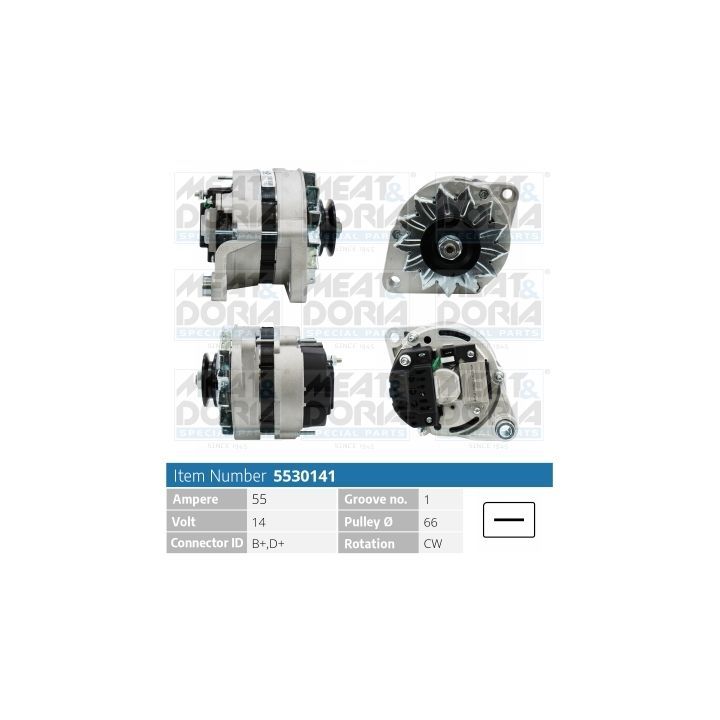 Kintamosios srovės generatorius MEAT & DORIA 5530141