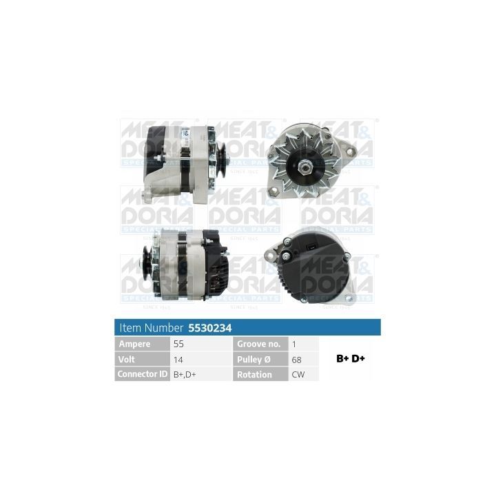 Kintamosios srovės generatorius MEAT & DORIA 5530234