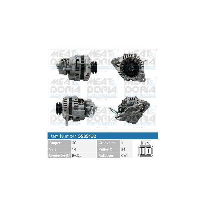 Kintamosios srovės generatorius MEAT & DORIA 5535132