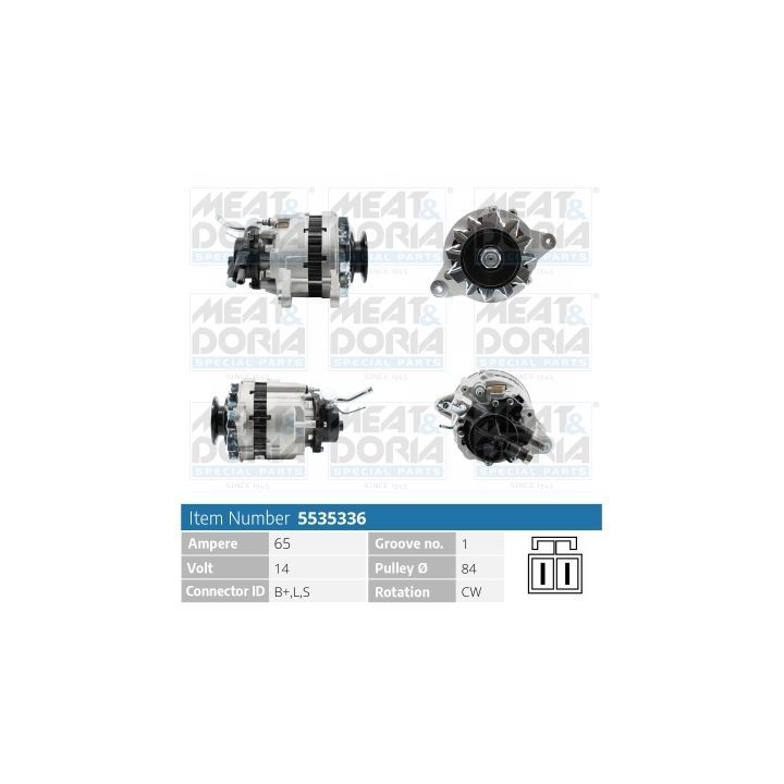 Kintamosios srovės generatorius MEAT & DORIA 5535336