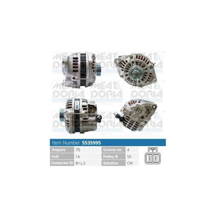 Kintamosios srovės generatorius MEAT & DORIA 5535995