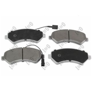 Stabdžių trinkelių rinkinys, diskinis stabdys ABAKUS 231-01-018