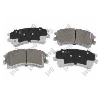 Stabdžių trinkelių rinkinys, diskinis stabdys ABAKUS 231-01-089