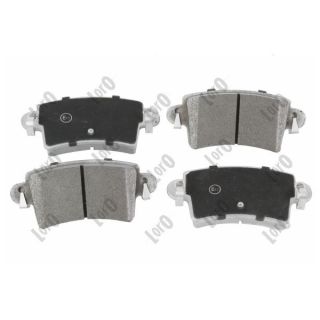 Stabdžių trinkelių rinkinys, diskinis stabdys ABAKUS 231-02-042