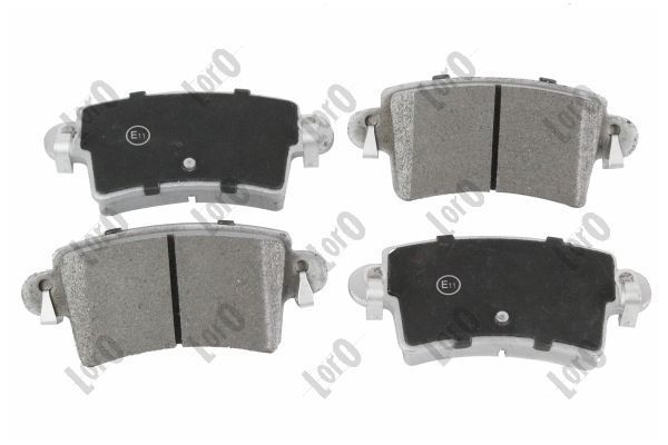 Stabdžių trinkelių rinkinys, diskinis stabdys ABAKUS 231-02-042