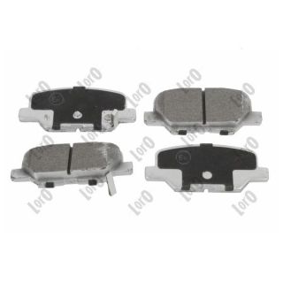 Stabdžių trinkelių rinkinys, diskinis stabdys ABAKUS 231-02-088