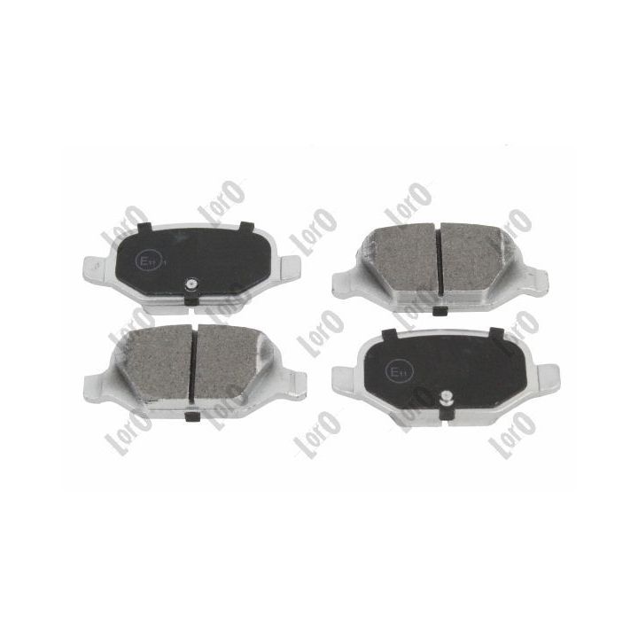 Stabdžių trinkelių rinkinys, diskinis stabdys ABAKUS 231-02-117